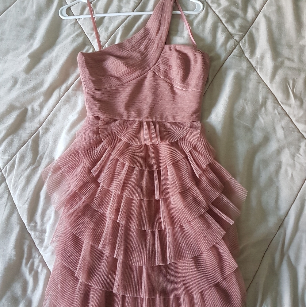 BCBG ruffle dress